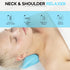 Neck Stretcher Cervical Traction, Ergonomic Neck Pillow for Pain Relief, Neck Curve Corrector, Light Blue