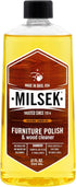 Milsek Furniture Polish and Wood Cleaner with Lemon Oil, 12 Fl Oz, Multipurpose Solution for Home Improvement