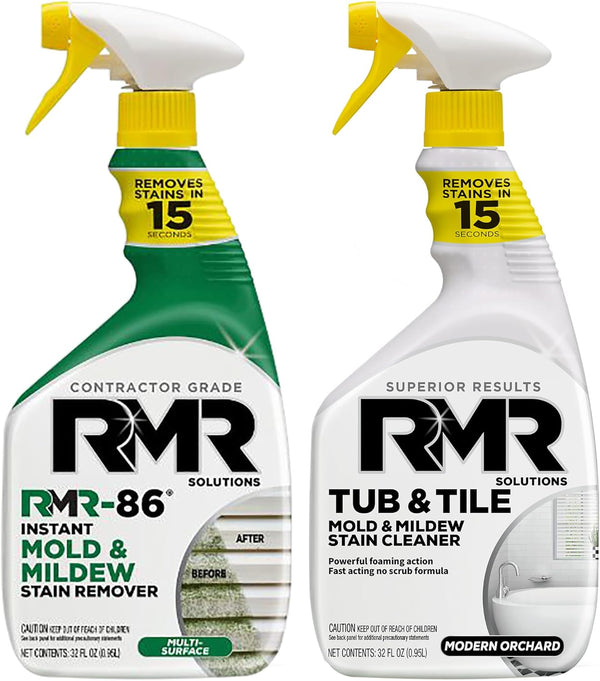 RMR Mold Stain Eraser Max Pack No-Scrub Tub & Tile Cleaner +