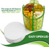 Round Pill Organizer Dispenser, Pack of 2, Pill Boxes with 4 Compartments for Medication & Vitamins