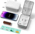 OUVBTX 8 Weekly Pill Organizer, Extra Large Pill Box with Labels and Storage Bag, GRIDS Medicine Pill Organizer