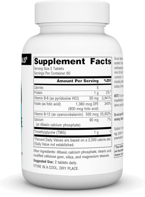 Homocysteine Defense - Source Naturals, 120 Tablets