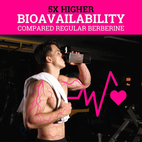 Black Forest 5X Berberine, Dihydroberberine Supplement, Best Dihydroberberine with Ceylon Cinnamon, 5X More Effective
