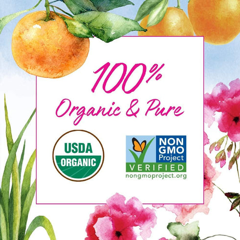 Garden of Life Essential Oils, 100% Organic & Pure Geranium, Sweet Orange & Palmarosa, 0.5 fl oz, Happy Blend