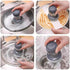 OHUINEI Soap Dispensing Dish Brush Cleaning Steel Wool Scrubber for Dishes Pans Kitchen Sink Bathtub Tile and Household