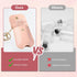 PEOVLVN 2Pcs 60ml Hand Sanitizer Holder Keychain, Portable Leather Sanitizer Travel Size Keychain Hand Sanitizer Case