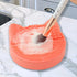 Makeup Brush Cleaning Mat with Drying Holder for Sink, Christmas Silicone Washing Cosmetic Brush Cleaner Pad