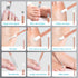 Manicure Set, Nail Clipper Kit with Luxurious Travel Case, 31 Pieces Personal Care Tools for Men Women Family