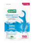 GUM - 888JC Advanced Care Flossers, Fresh Mint, Vitamin E & Fluoride, 150 Count (Pack of 4)