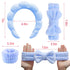 TLUXX 4-Piece Spa Headband & Wristband Set, Reusable Makeup & Skincare Accessories for Face Washing, Ideal for Women