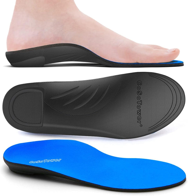 Orthotic Inserts Arch Support Insoles for Flat Feet, Over Pronation, Foot Pain,