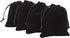 KAOYOO 50pcs Drawstring Velvet Gift Bags, 2.8"x3.5"/7cmx9cm for Wedding, Birthdays, Christmas Jewelry Packing