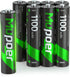 Rechargeable AAA 8 Pack, Ni-MH 1100mAh High Capacity, Long-Lasting Pre-Charged Triple A Batteries
