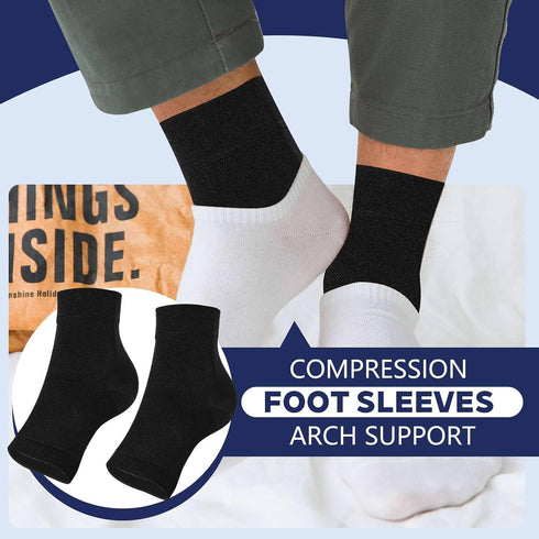 MENG YU QIAN XUN Medical-Grade Plantar Fasciitis Socks, Achilles Tendonitis Relief (Pair) Ankle Compression Sleeve