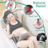 XiaoMaGe Acupressure Mat and Pillow Set - Extra Long Mat for Neck & Back Pain Relief, Black