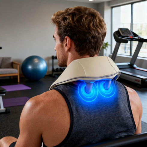 TianHapyp Cordless Neck Shoulder Massager with Heat,Deep Tissue Kneading Relieves Tension Improves Circulation,Gifts