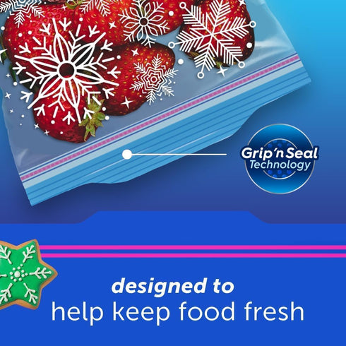 Ziploc Gallon Food Storage Freezer Bags, 14 Count, Grip 'n Seal Technology