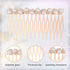 Pearl Hair Side Comb, Decorative Rhinestone Crystal Hair Clip for Women, Bridal Hair Piece