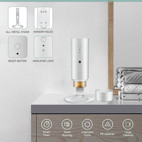 Oscentpro 130ml/1000 Waterless Diffuser for Essential Oils, Smart Aroma Diffuser for Home, Sq. Ft Scent Air Machine