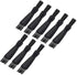 MECCANIXITY Shaver Cleaning Brush Tools: Double-Sided Black with 2 Inch Plastic Handle for Home and Office, 8 Pack.