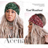 Wide Headbands for Women - Boho Turban Knotted Floral Elastic Non Slip Hairband Workout Yoga Head Scarfs 4Pcs
