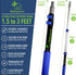 EVERSPROUT 1.5-to-3 Foot Swivel Squeegee and Microfiber Window Scrubber, 2-in-1 Cleaning Combo, Aluminum Pole