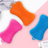 Qaeoity 6 Pack Silicone Sponge Dish Washing Kitchen Scrubber, Reusable Dish Washing Cleaning Sponges Double-Sided
