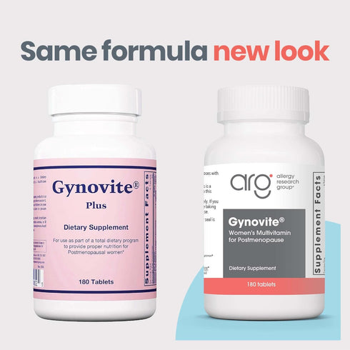 Optimox Gynovite Plus - Menopause Supplements for Women, Multivitamins, Magnesium Support - 180 Count