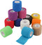 12 Pack Self Adherent Cohesive Wrap Bandages, 2 Inches X 5 Yards, Elastic Adhesive Athletic Sports Wrap (Rainbow)