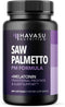 Night Time Saw Palmetto for Men - Supplement with Melatonin and Chamomile Extract for Sleep & Prostate Support