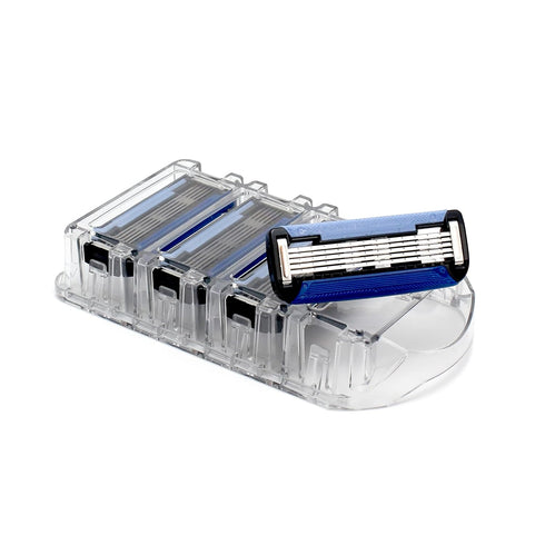 Preserve Shave 5 Razor Blades Refills - 5 Blade Razors for Men & Women, 4 Pack