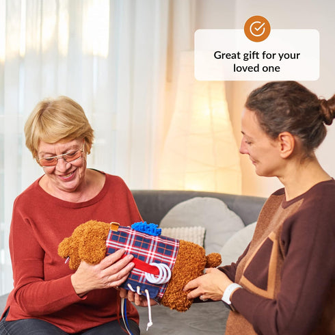ODOXIA Fidget Muff and Blanket for Elderly | Fidget Blanket for Dementia | Dementia Products for Elderly | Gift