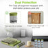 Meifannao 3 7 7 Times a Day Pill Organizer Day, Large Weekly Pill Organizer, Weekly Pill Box with Separate Containers