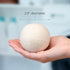 S&T INC. XL New Zealand Wool Dryer Balls, Natural White Fabric Softener for Laundry, 2.9 in, 6 Pack