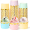 Willinglong 60 Pack Ice Cream Cups 9 oz Ice Cream Bowls Disposable Snack