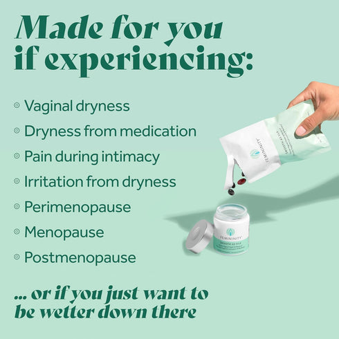 Femininity Smooth as Silk 30-Day Refill for Vaginal Dryness, Sea Buckthorn Oil with Omega 7, 60 Softgels