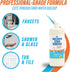 ShineSafe 16 Oz Hard Water Stain Remover Professional-Grade Calcium Lime Rust Cleaner for Glass, Shower, Tub, Sink