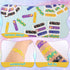 TUXIYA 50 Count 5 Kids Bandaids, Glow in The Dark & Waterproof Bandages, One Size Cute Bandaids for Kids and Adults