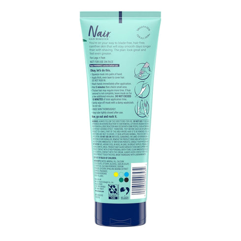 Nair Hair Remover Seaweed Leg Mask, Depilatory, 8 Oz Bottle