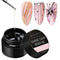 Makartt 3D Clear Spider Gel for Nail Art, Elastic Gel Nail Paint for Drawing, Soak Off UV LED Gel Polish for DIY Nail