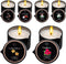 IUJOCQL 6 Pack Low Temperature Massage Oil Candle Set (2.35 oz Each) -
