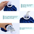 Upgrade Ice Pack 2 PCS Reusable, 11in & 9in Hot Water Bags for Injuries, Soothe Pain, Easy to Carry, Traditional Style