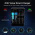 Kratax 1.5V 12 Count 3500mWh 2.5h Rechargeable AA Batteries AA Rechargeable Lithium Batteries with Voice Battery