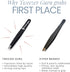 Tweezer Guru Ingrown Hair Tweezers, Pointed Precision Tweezers for Eyebrows & Ingrown Hair Removal, 2 Piece Set