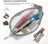 Healifty 3pcs Mesh Coins Purse, Mini Makeup Bag Organizer, Portable Storage Bags for Cosmetics