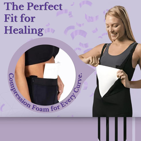 ContourMD Medical Grade Post Lipo Foam Compression Sheets, 2-Sheet Set