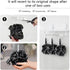 Yoget Bath Loofah Sponge, 4 Pack Black 60G Shower Mesh Ball Soft Pouf Body Scrubber for Exfoliating Skin