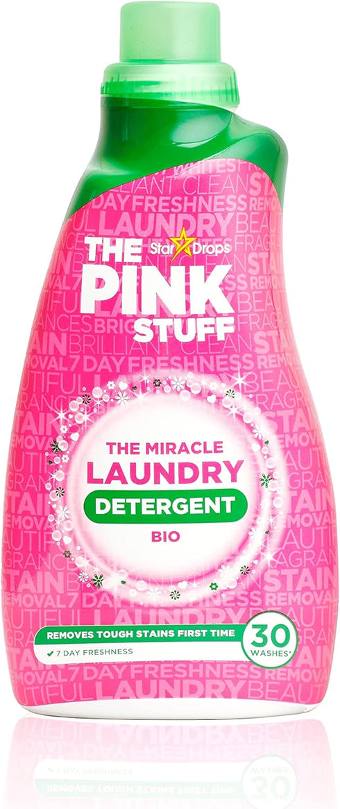 Stardrops - The Pink Stuff - The Miracle Laundry Detergent Bio Liquid - 32oz Pack of 2