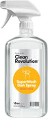 Clean Revolution SuperWash Dish Soap Spray, 18oz Refill Container, Ready to Use Citrus Fragrance, 1 Pack