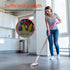 Floor Scrub Brush 3 in 1 - Tub Tile Floor Scrubber with 52 inch Long Handle, Detachable Replacement Brush Heads